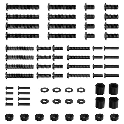 WALI Universal TV Mount Hardware Kit Includes M4 M5 M6 M8, Fit Most up Black