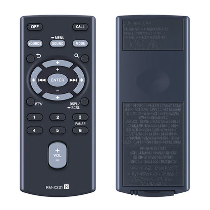 RM-X231 For Sony Disc Player Remote Control MEXN5100BT WX-900BT WXGS920BH
