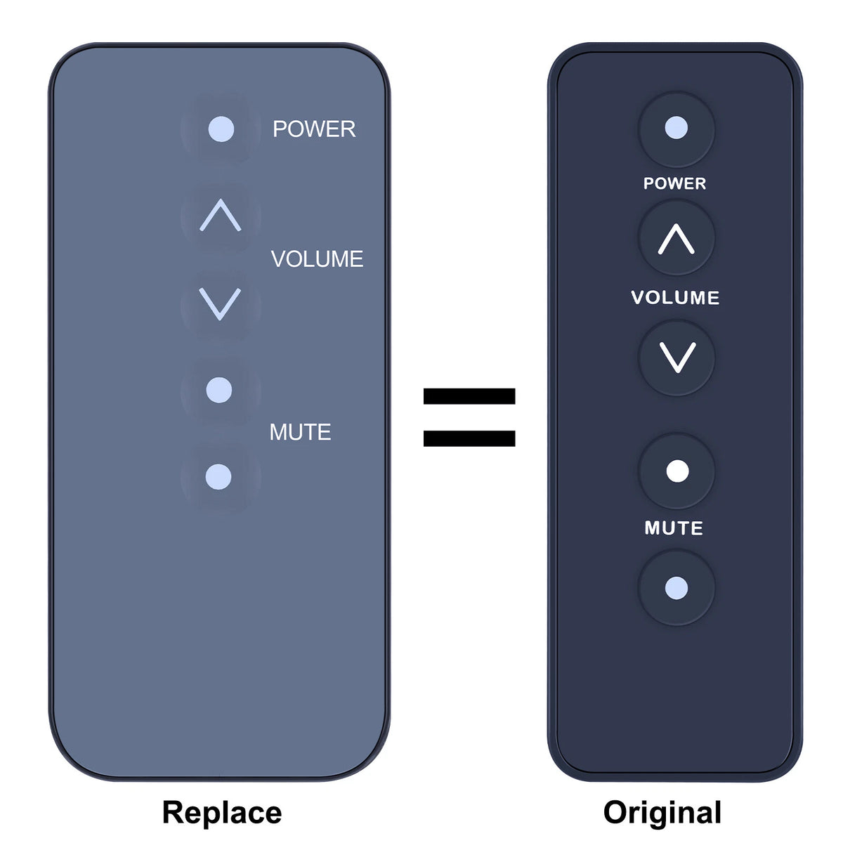 Replacement Remote Control For ZVOX AccuVoice AV100 TV Speaker