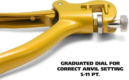 GreatNeck SS7 Saw Set Tool, Adjusts Teeth on Hand Saws, 5–11 1-Pack, Yellow