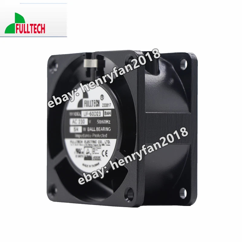 FULLTECH UF-60D23 BWH Axial Fan 230VAC 60*60*30MM 5/4W Ball bearing Cooling Fan