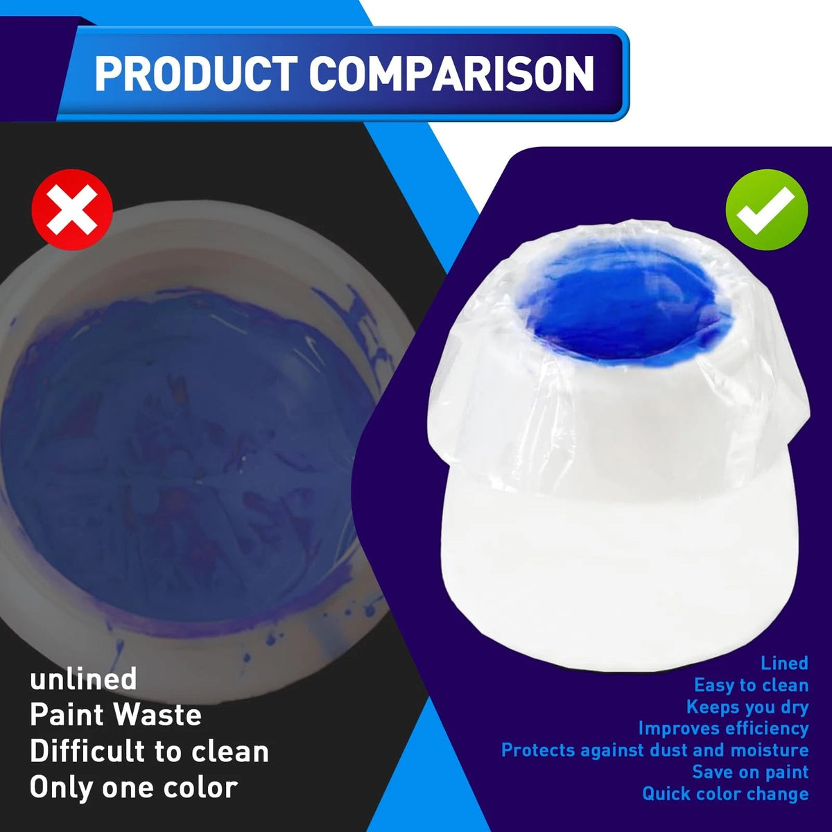 Wagner Paint Sprayer Parts - 100 Pieces 7.8'' X 11.8'', transparent