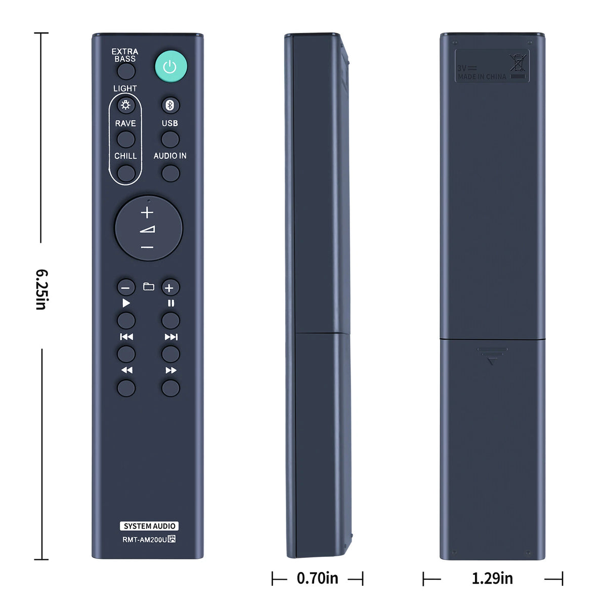 RMT-AM200U Remote Control For Sony Home Audio AV System GTK-XB7 GTKXB7