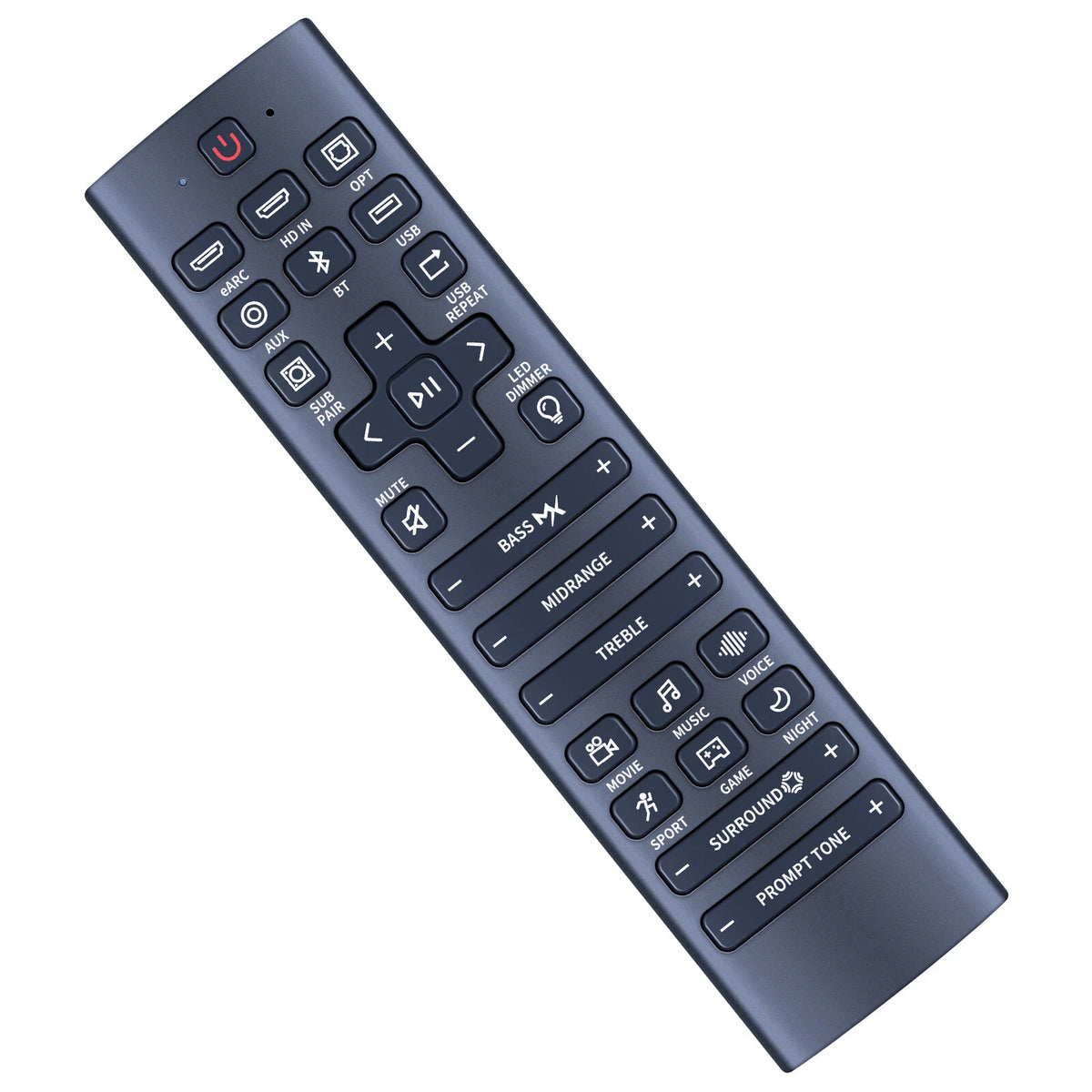 Replacement Remote Control For ULTIMEA Poseidon D80 7.1 Soundbar
