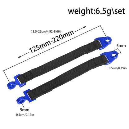 Blue Rear Suspension Straps for Traxxas 1/7 UDR RC Car Decorate Accessories E