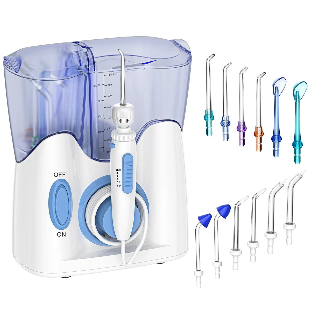 H2ofloss Dental Water Flosser for 8.39x6.5x10.16 Inch (Pack of 1), White