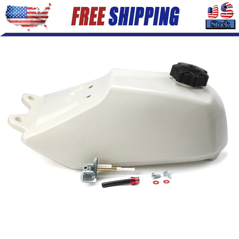BW200 Gas Fuel Tank   Big Wheel 200 BW 200 White 1985-1988