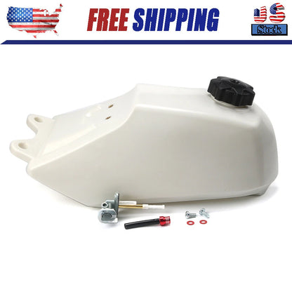 BW200 Gas Fuel Tank   Big Wheel 200 BW 200 White 1985-1988