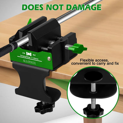 ALLOYNIX Golf Club Regripping Kit 2.0 No Drill Vise Clamp with 3mm Green