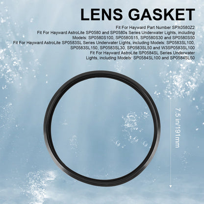 Compatible with Hayward Astrolite Duralite Pool Light Lens Gasket SPX0580Z2