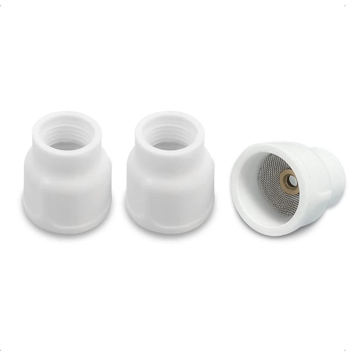 VCFDZCFD #12 Ceramic Cup White TIG Welding fit Torch WP 9/20/25 3pcs