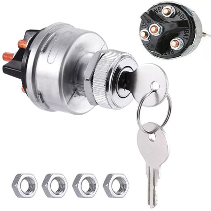 Universal 12V/24V Ignition Switch Replacement Part For Car Truck Tractor