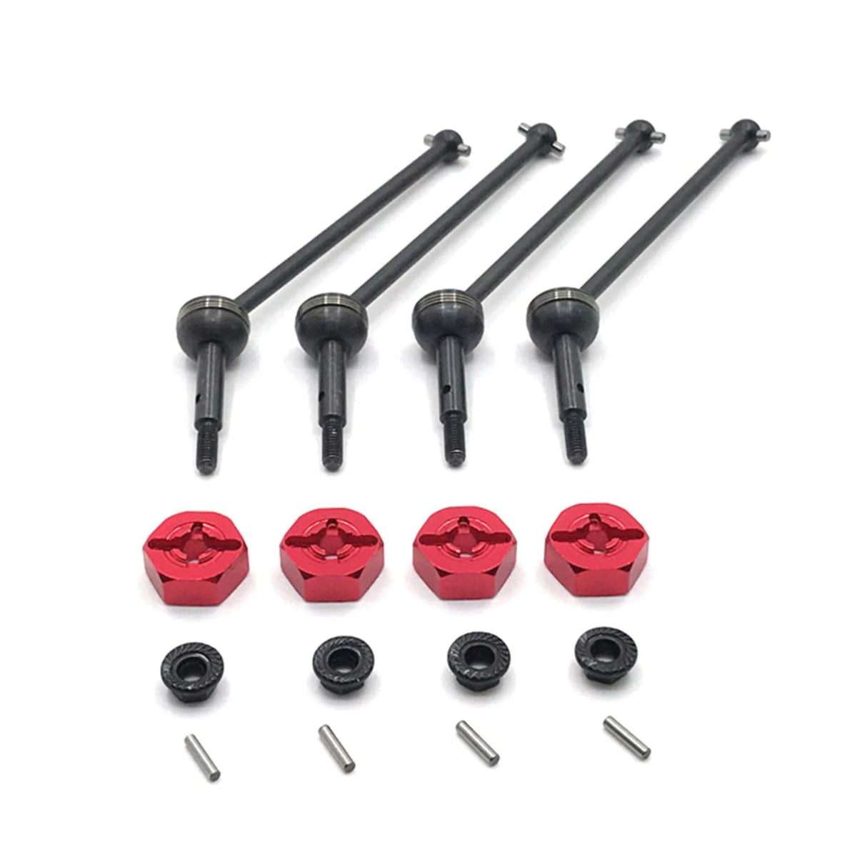 RC CVD Drive Shaft+Hex Adapter For WLtoys 1:14 144001 1/12 124017 124018 124019