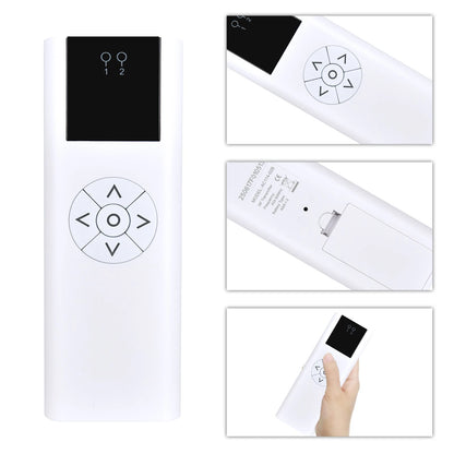 AC114-02B 02 Channel Remote Control For Motorized Wireless Blinds Controller