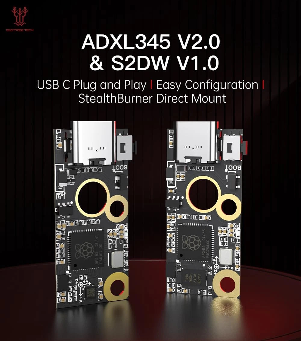 BIGTREETECH ADXL345 V2.0 Accelerometer Board Klipper Input Shaping 3D...