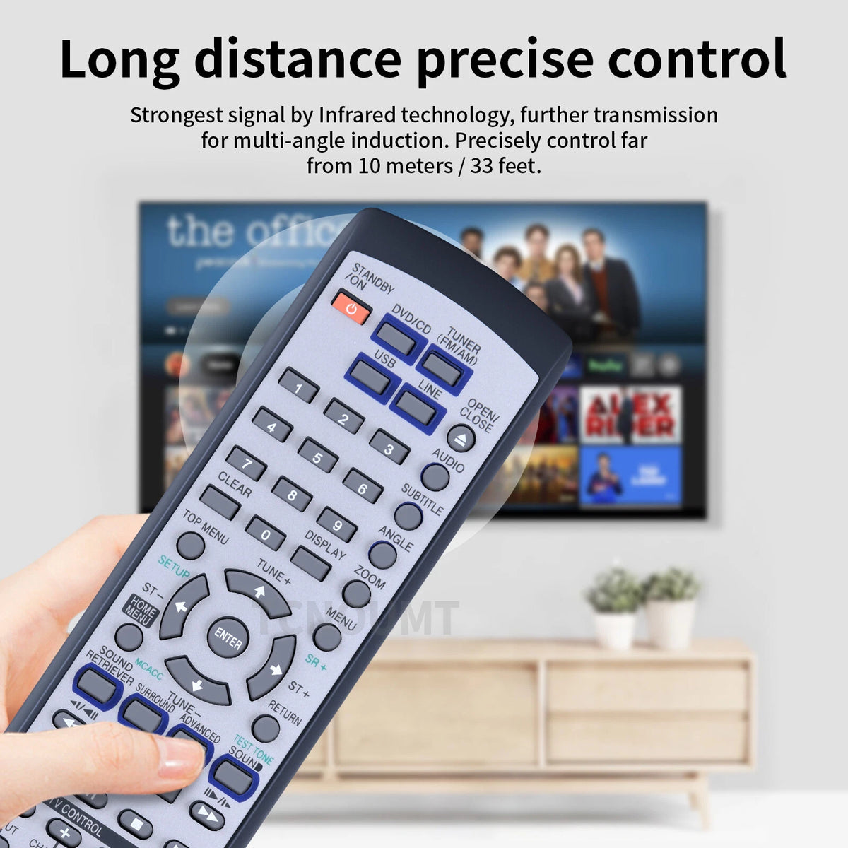 AXD7441 Replacement Remote Control For Pioneer DVD Player