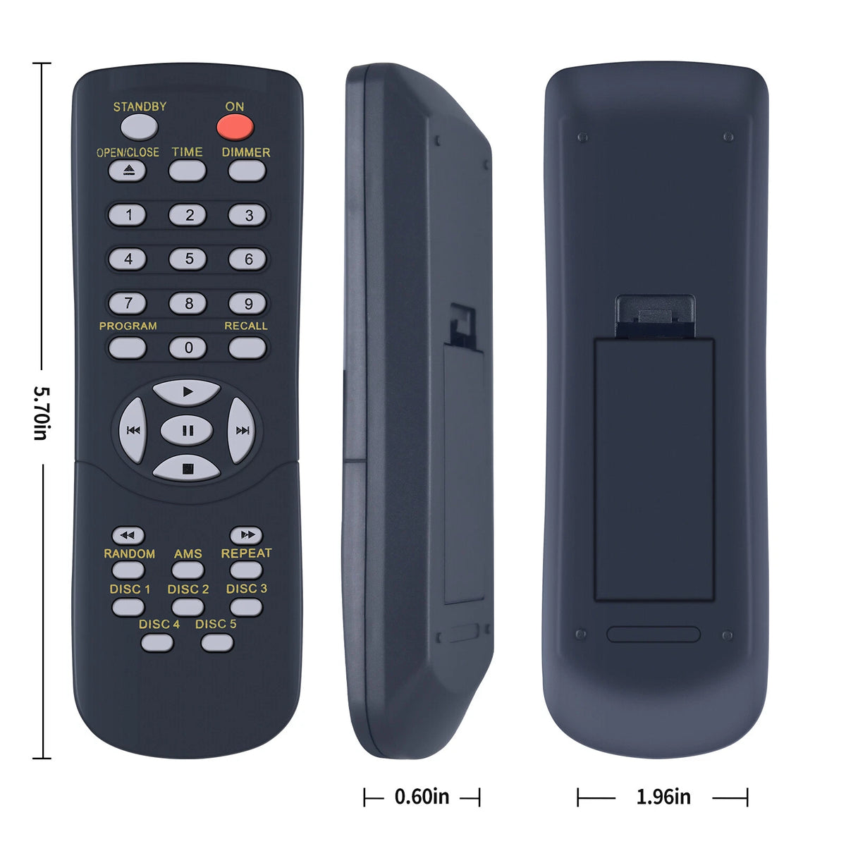 RC4001CC Replacement Remote Control For Marantz 5 Disc CD Changer CC4001