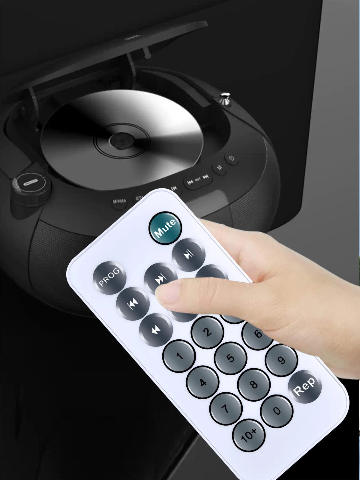 Remote Control For Retekess TR621 CD and Cassette Player Combo