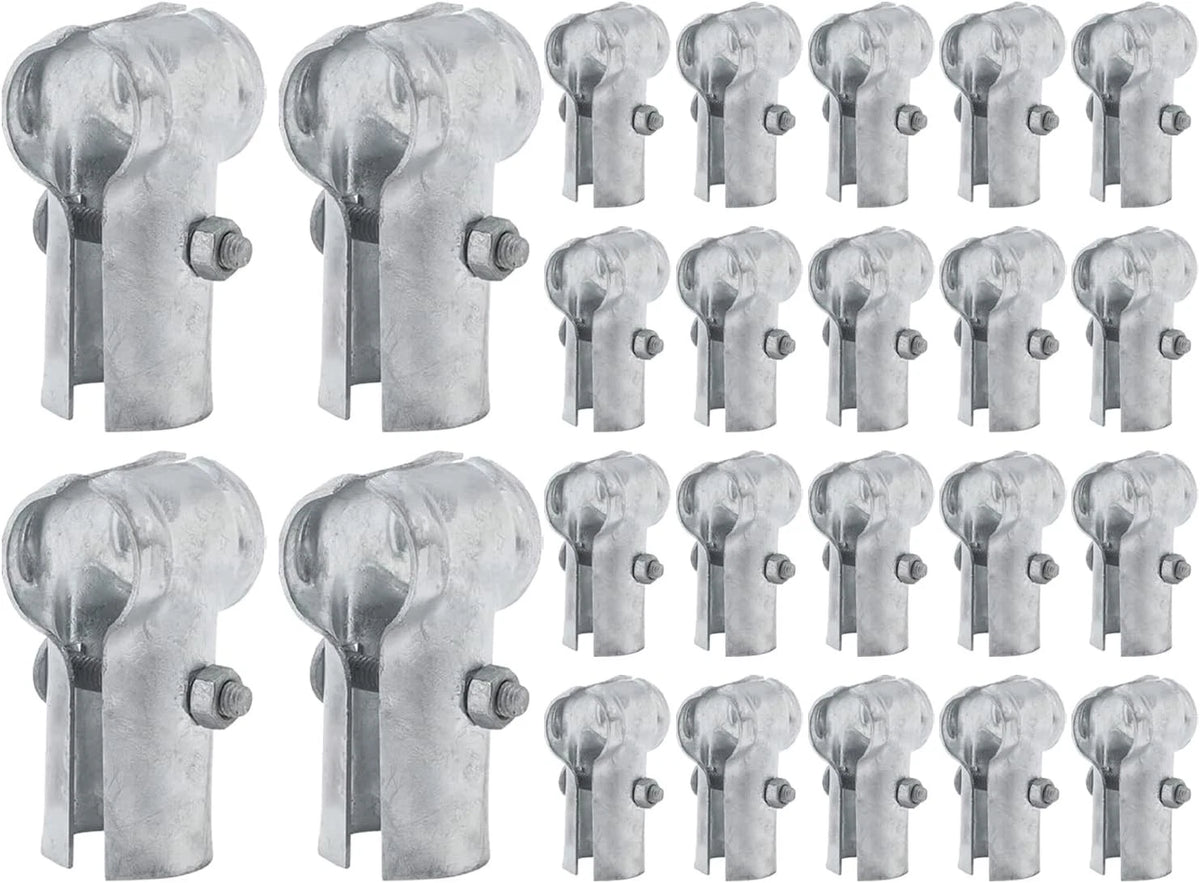 VIVIDA End Rail Clamps 1-3/8", Chain Link Fence 1-3/8 x (24 PCS)