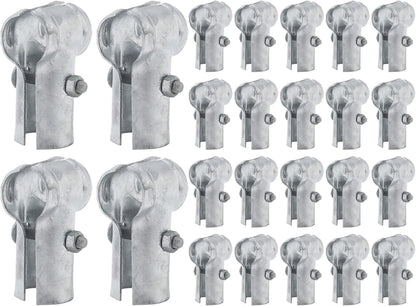 VIVIDA End Rail Clamps 1-3/8", Chain Link Fence 1-3/8 x (24 PCS)