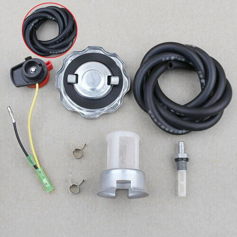 Fuel Tank Cap Kit For Honda GX160 GX200 GX270 GX340 GX390 Engine Off Switch