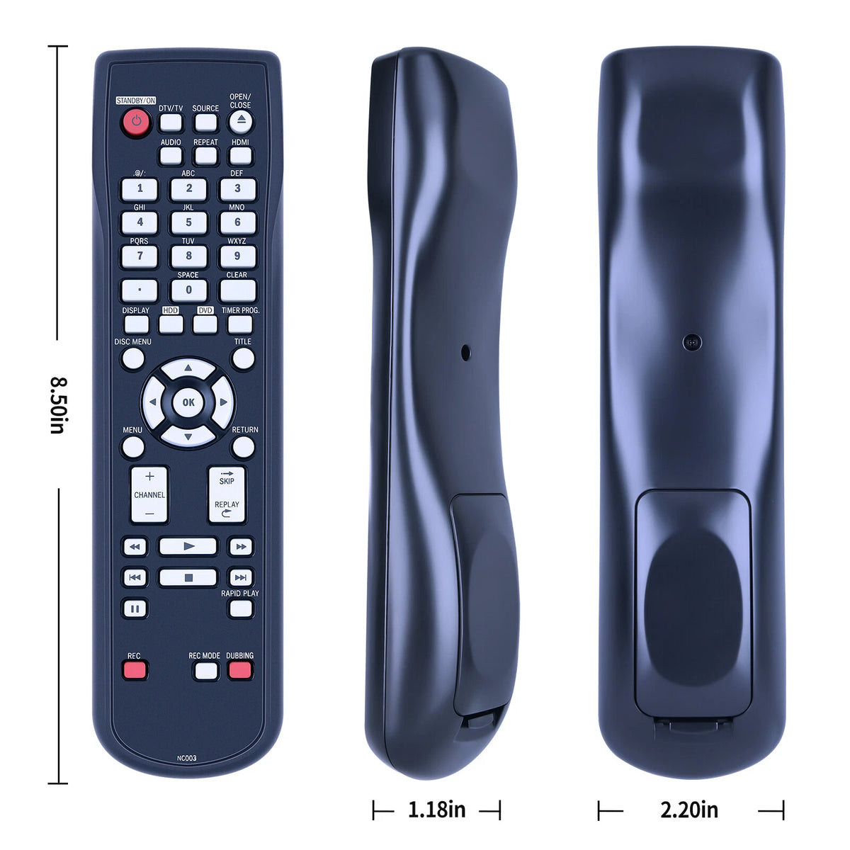 NC003 Remote Control For Magnavox HDD DVD Recorder MDR515/F7 MDR533H/F7