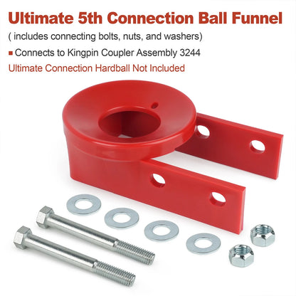 Ultimate 5th Connection Ball Funnel Kingpin Coupler Block 3244 fits Andersen