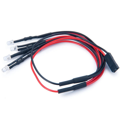 MORLORDY RC Chassis Lights LED Underglow Underbody Lamp for 1/24, Red