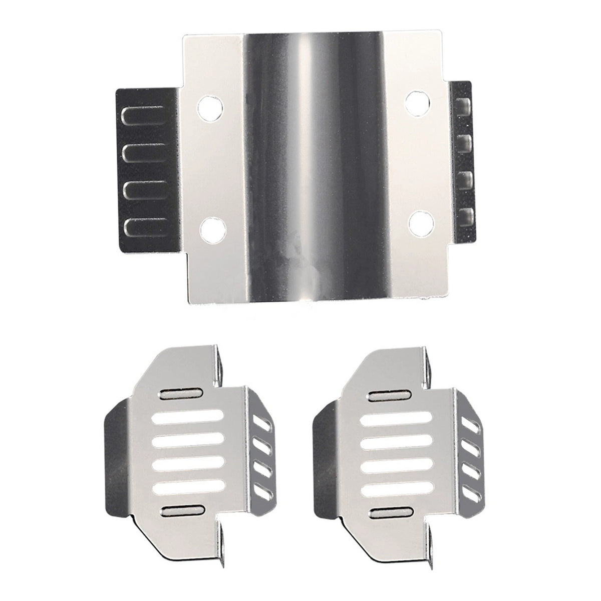 Stainless Steel Armor Chassis Bottom Guard for FMS FCX24 Power Wagon 1/24 RC Car