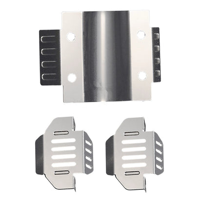 Stainless Steel Armor Chassis Bottom Guard for FMS FCX24 Power Wagon 1/24 RC Car