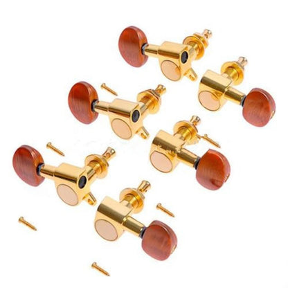 3L3R Acoustic Guitar String Enclosed Tuning Pegs Tuners Keys Machine Heads Gold