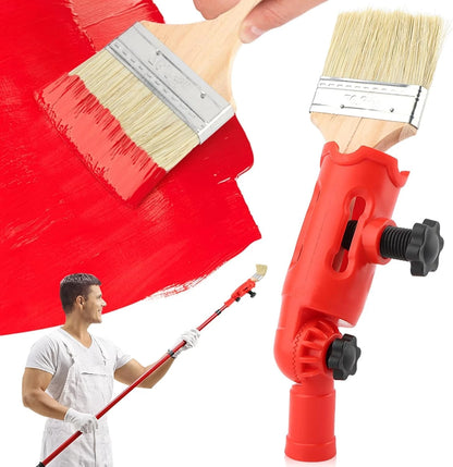 Multi-Angle Paint Brush Extender with 1 Brush, Red