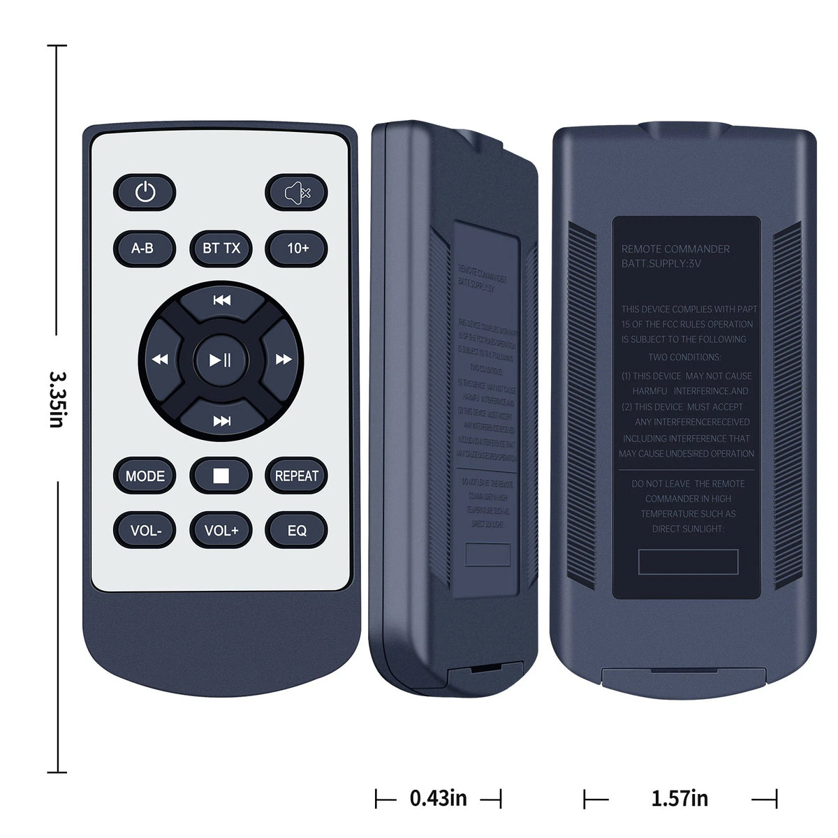 Remote Control For HOVOYNN HC030/MONODEAL MD706/Arafuna CD5120B CD Player