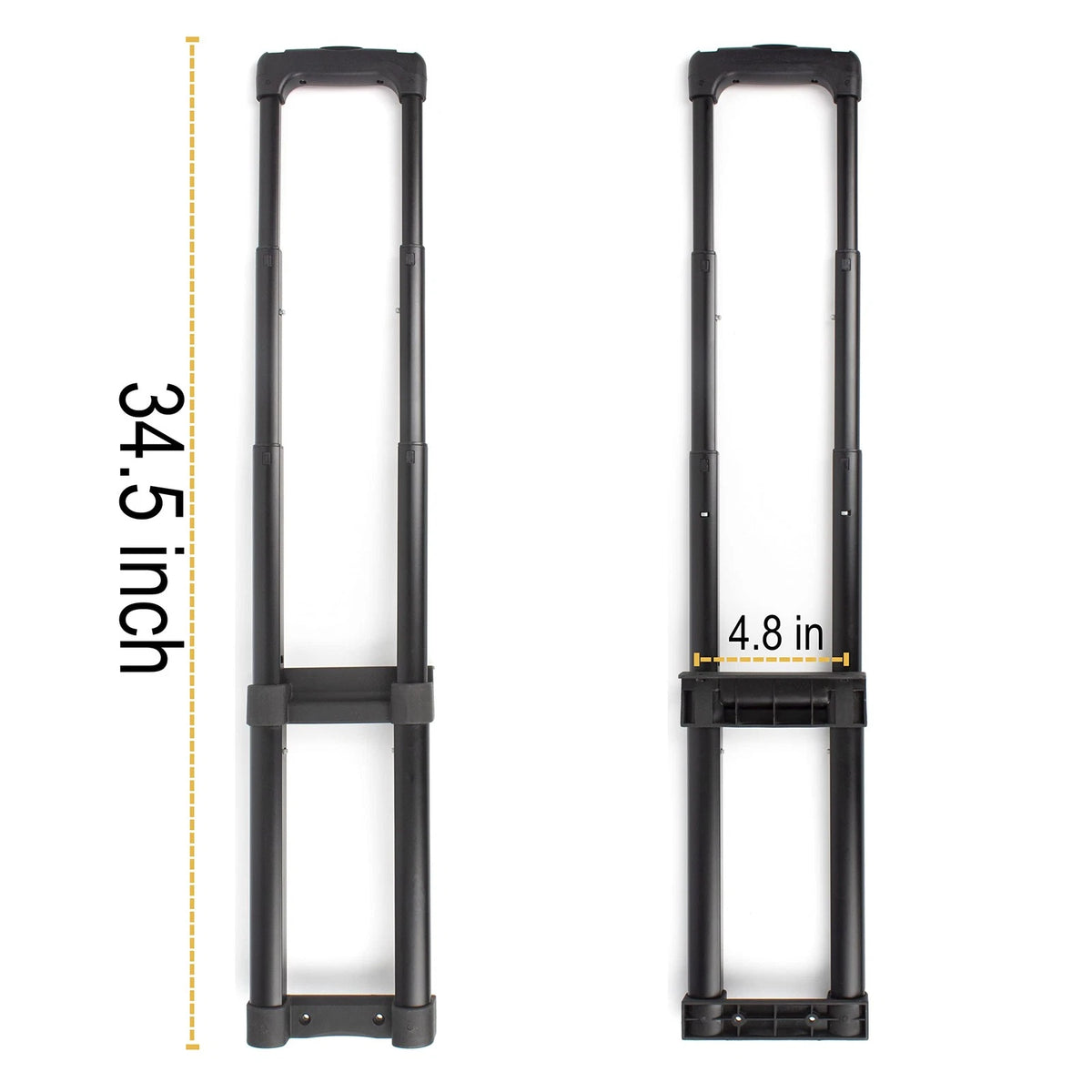Cooler Replacement Telescoping Handle for 28QT-54QT Coolers, Compatible Black