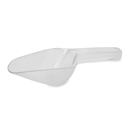 Rubbermaid Commercial Products Plastic Utility Ice Scooper, 6-Ounce, Clear