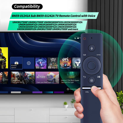 BN59-01241A Voice Remote Control For Samsung TV UN43KU7500F UN43KU7000FXZA