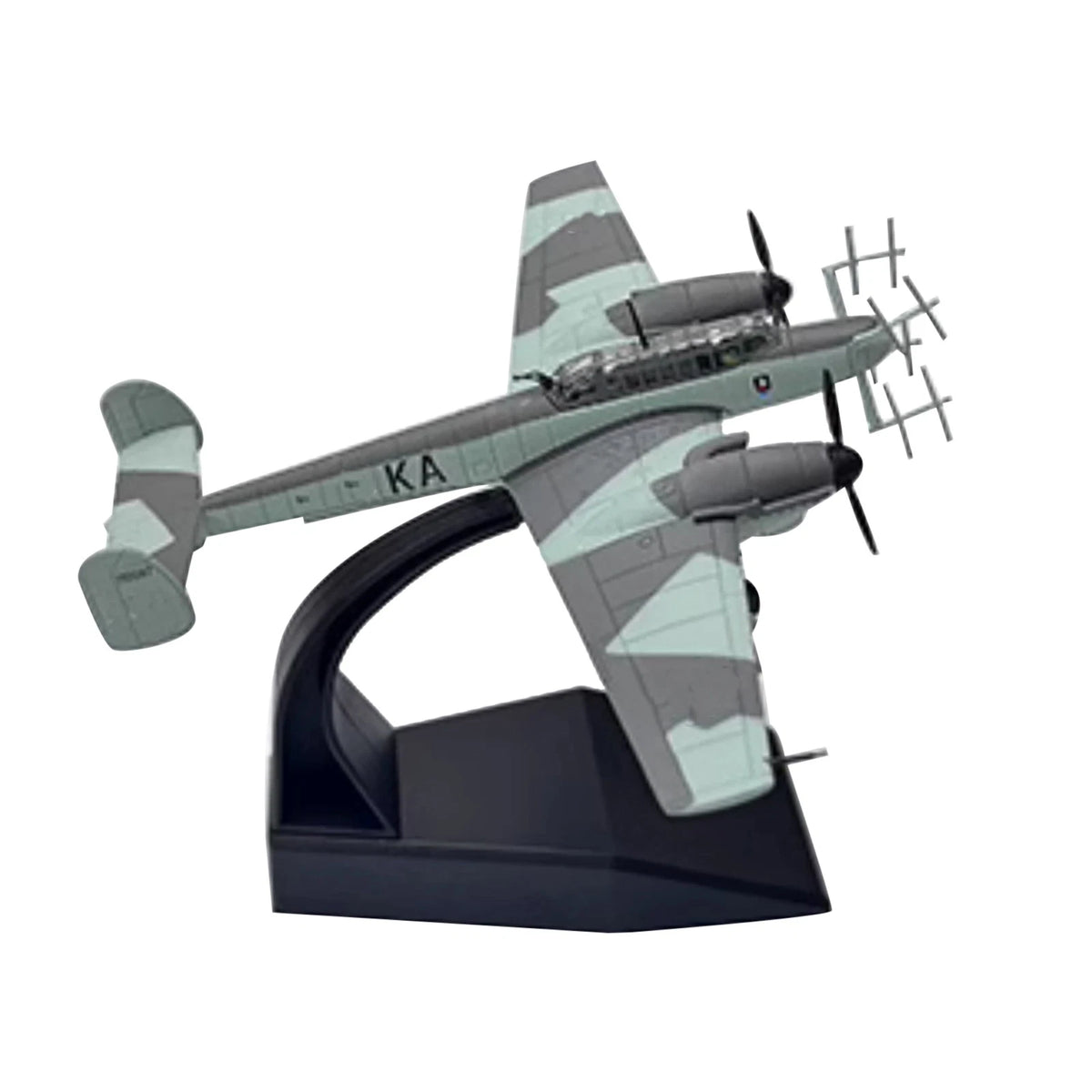 1/100 Diecast Alloy German Messerschmitt BF110 Fighter Model Souvenir Gift