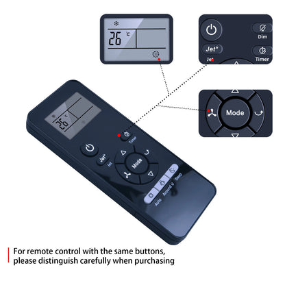 Replacement Remote Control For Whirlpool Air Conditioner DG11J2-31