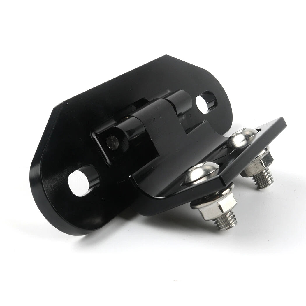 Billet Aluminum Rear Hatch Hinges Black Pair For 1982-1992 Camaro/Firebird