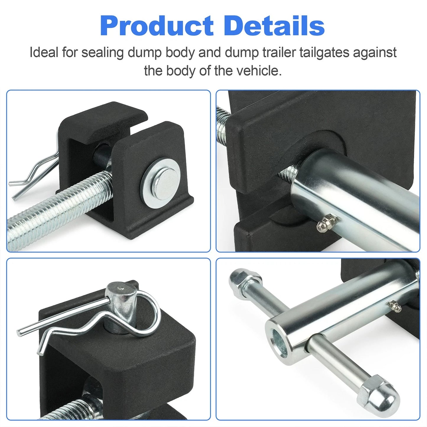 Steel Tailgate Latch Assembly with Forged Steel Brackets, Replaces TGL3410ST
