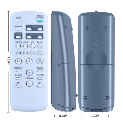RMT-CG880A Replacement Remote Control For Sony Radio Cassette RMTCG880A