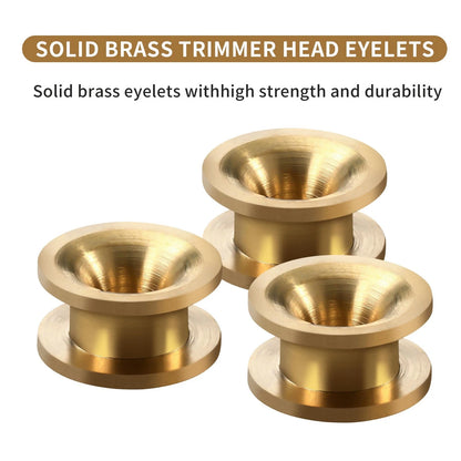 Opzour Universal String Trimmer Head Eyelets - 10 Pack Brass 10 Pieces,
