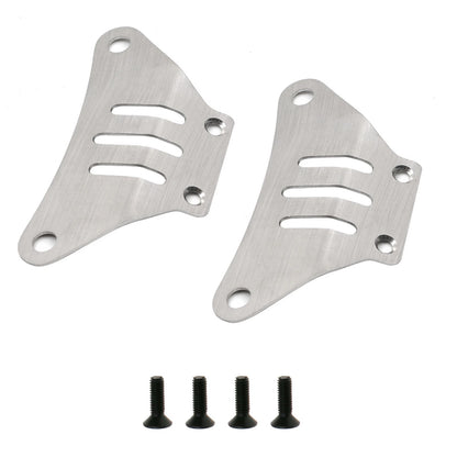 1/10 RC Car Stainless Steel Front Rear Chassis Armor Protector For Tamiya TT-02