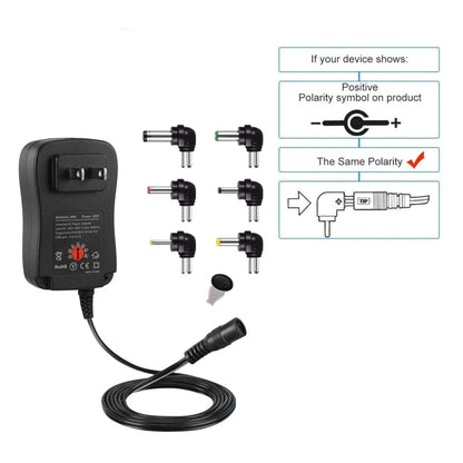 Universal AC/DC Adapter 3V-12V Adjustable for DIY Circuits Electronics Gizmos