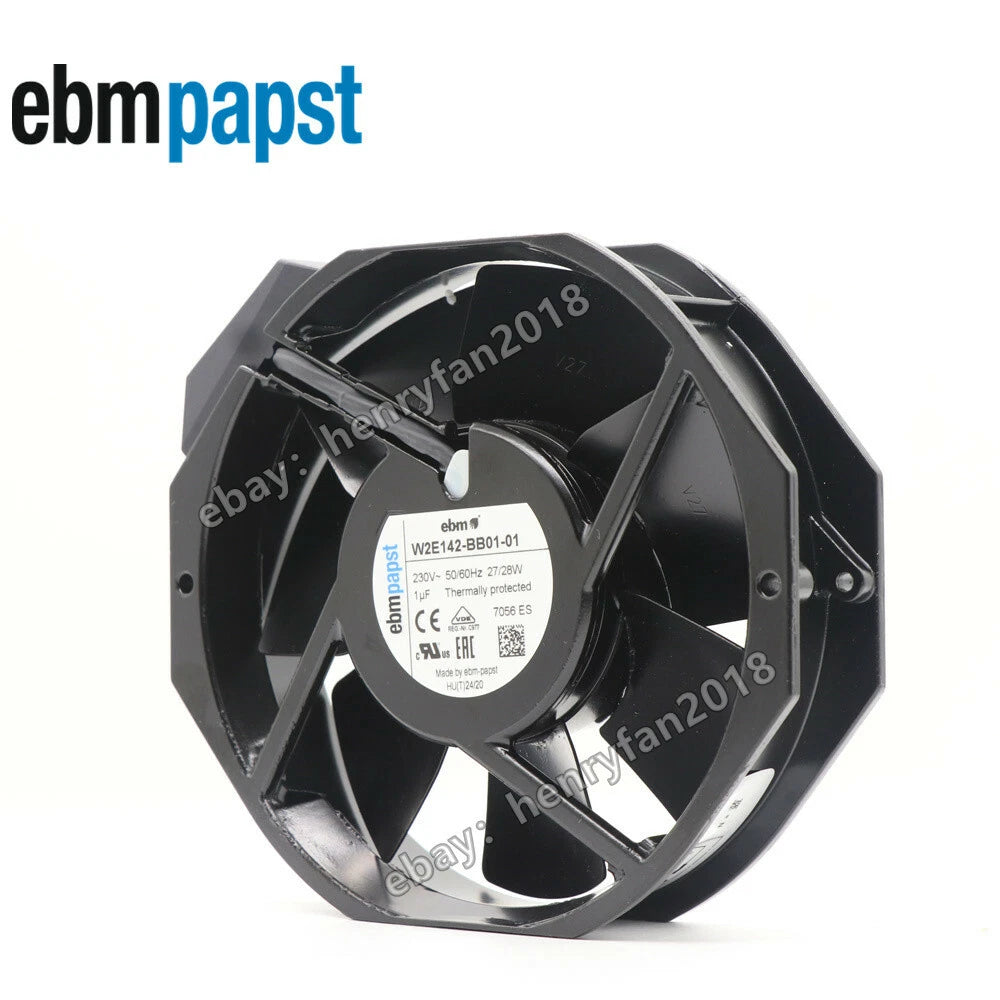 1pcs Ebmpapst W2E142-BB01-01 7056ES Axial Fan 230VAC 27/28W UPS Cooling Fan