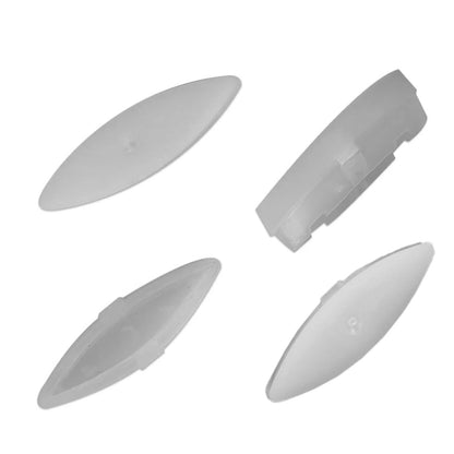 4 Pieces Toilet Seat Bumpers for Kohler, Bidet Lid Rubber White