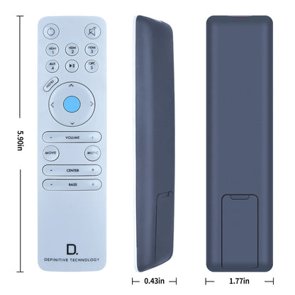 Replace Remote Control Fit for Definitive Technology SoloCinema Sound Bar System