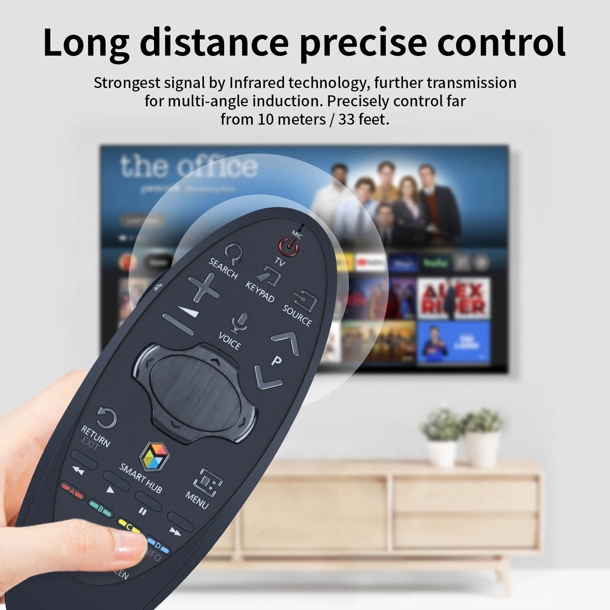 BN59-01185G Bluetooth Remote Control For Samsung Smart TV UA40H6400AW