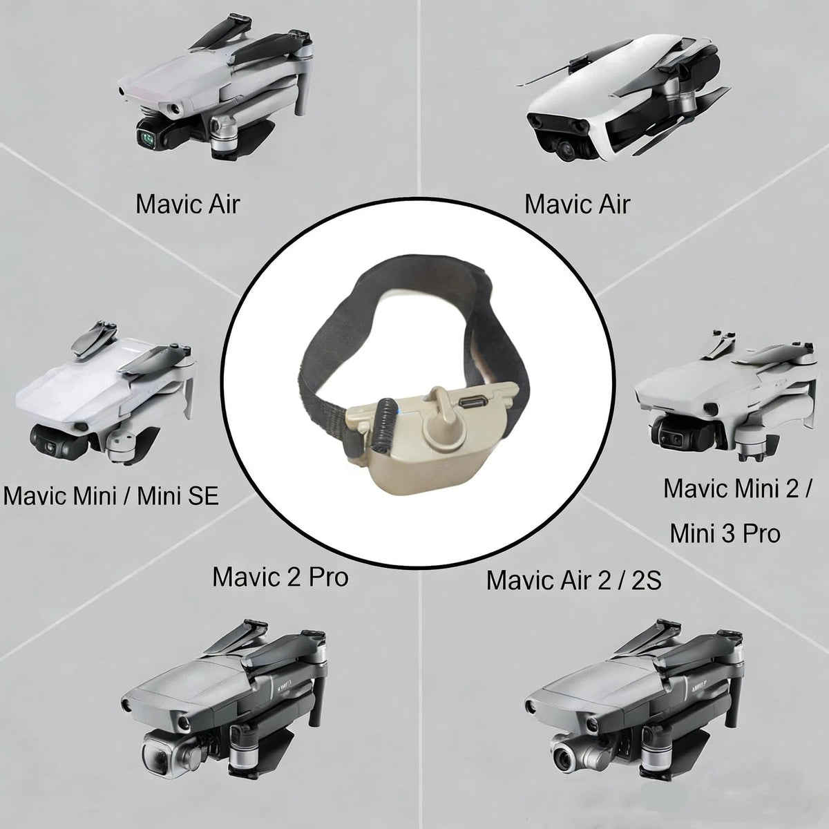 Universal Drone Airdrop System, Release Device, Payload Clip, Airdropper GRAY
