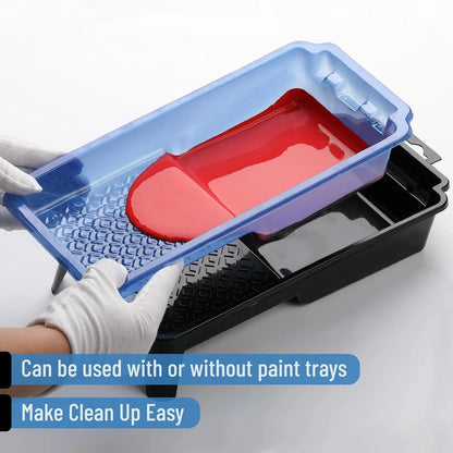 Bates- 4 Inch Paint Tray Set, 22 pcs, 1x 4 Roller Tray, 20x...